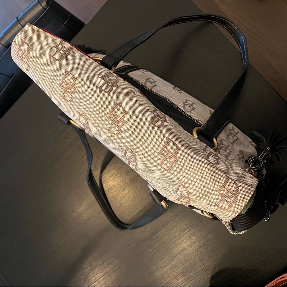 Dooney & Bourke Black and Brown Florentine The Smith Tote Bag - Picture 7 of 14